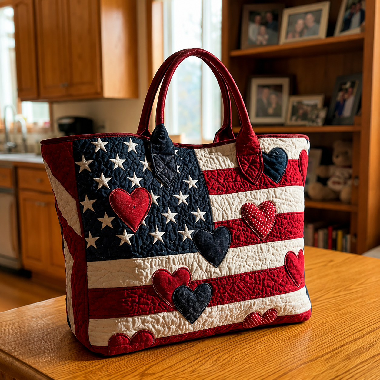 Heart patches bag